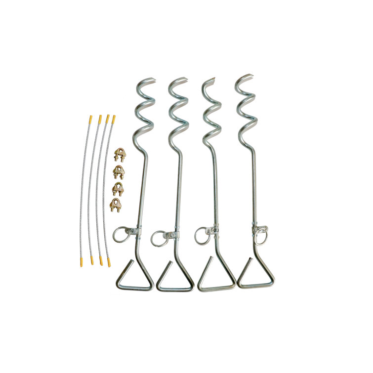 PET GAZEBO 4x16in Kennel and Shelter Ground Anchor Stake & Reviews